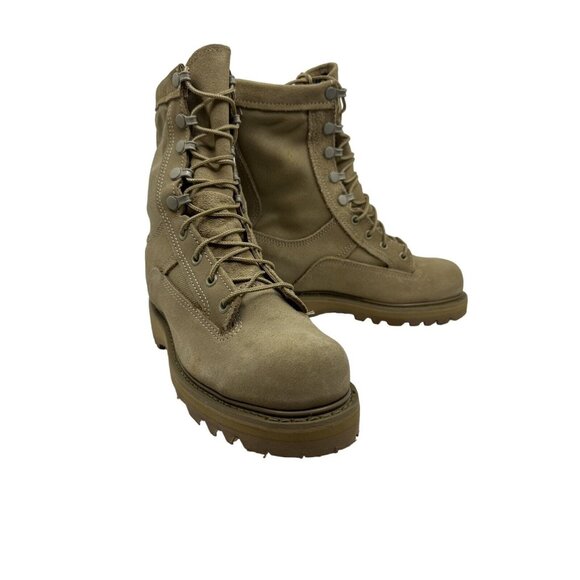 Tan Bates Uniform Footwear Boots 4.5 WIDE UNISEX SEE MEASUREMENTS GORE-TEX NEW - Picture 7 of 16
